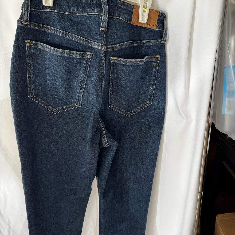 Madewell Dark Blue Straight Leg Jeans
